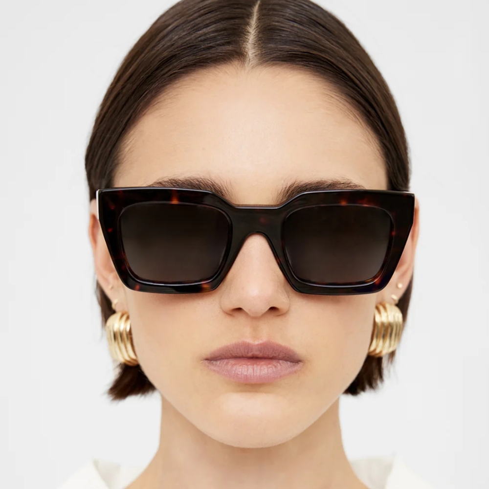 Anine Bing Indio Sunglasses Dark Tortoise